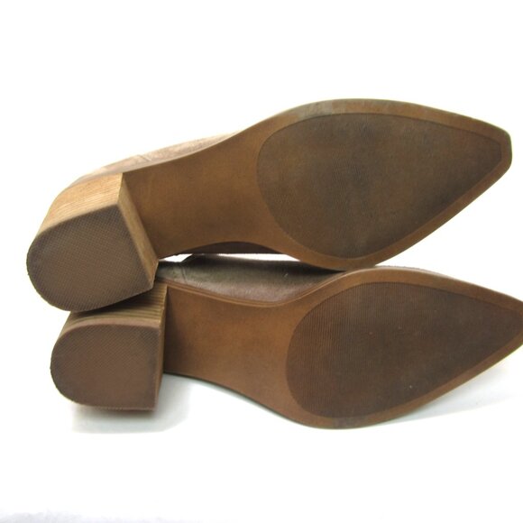 Steve Madden Havannah Womens Size 11 Suede 3" Heeled Booties Ankle Boots Taupe - Picture 8 of 9